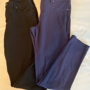 Two pairs of jeggings